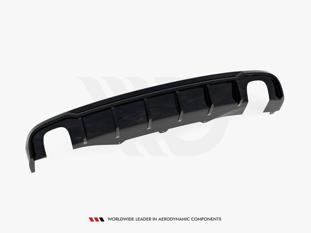 Rear Valance - Audi A4 B8 Facelift (Version with single exhausts on both sides)