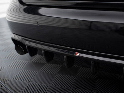 Rear Valance - Audi A4 B8 Facelift (Version with single exhausts on both sides)