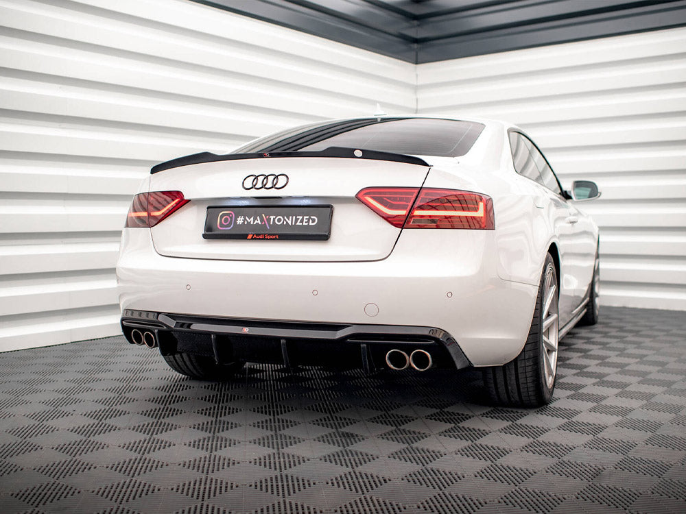 Rear Valance - Audi A5 Coupe 8T Facelift (Version with dual exhausts on both sides)