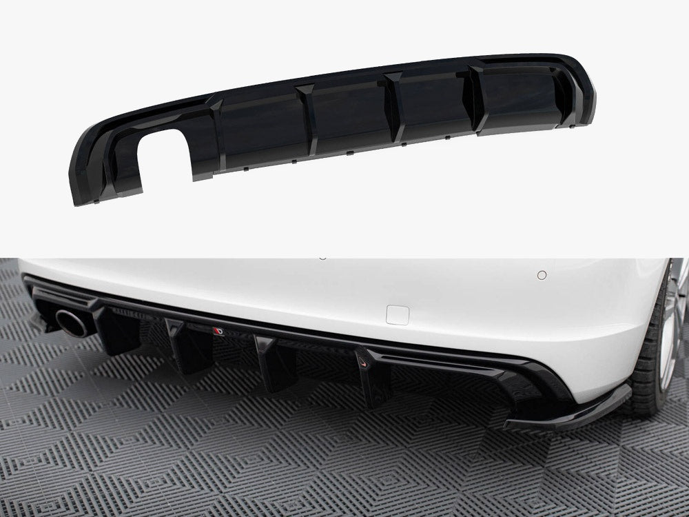 Rear Valance - Audi A3 S Line Sportback 8V (Version with single exhaust tips on one Side)