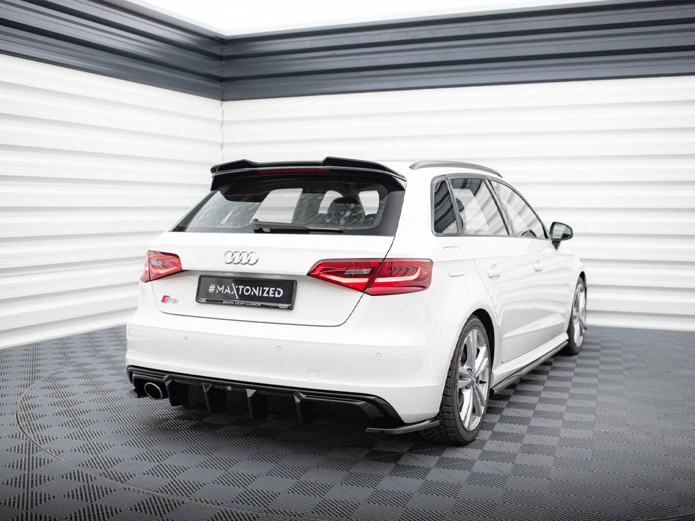 Rear Valance - Audi A3 S Line Sportback 8V (Version with single exhaust tips on one Side)