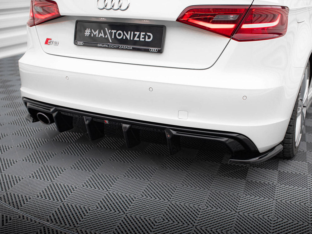 Rear Valance - Audi A3 S Line Sportback 8V (Version with single exhaust tips on one Side)