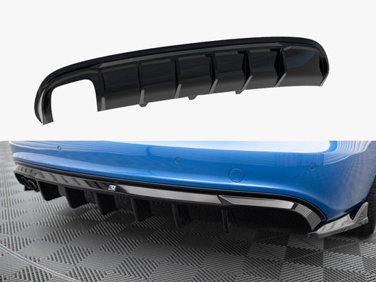 Rear Valance - Audi A4 S Line Sedan / Avant B8 (Version with dual exhaust tips on one Side)