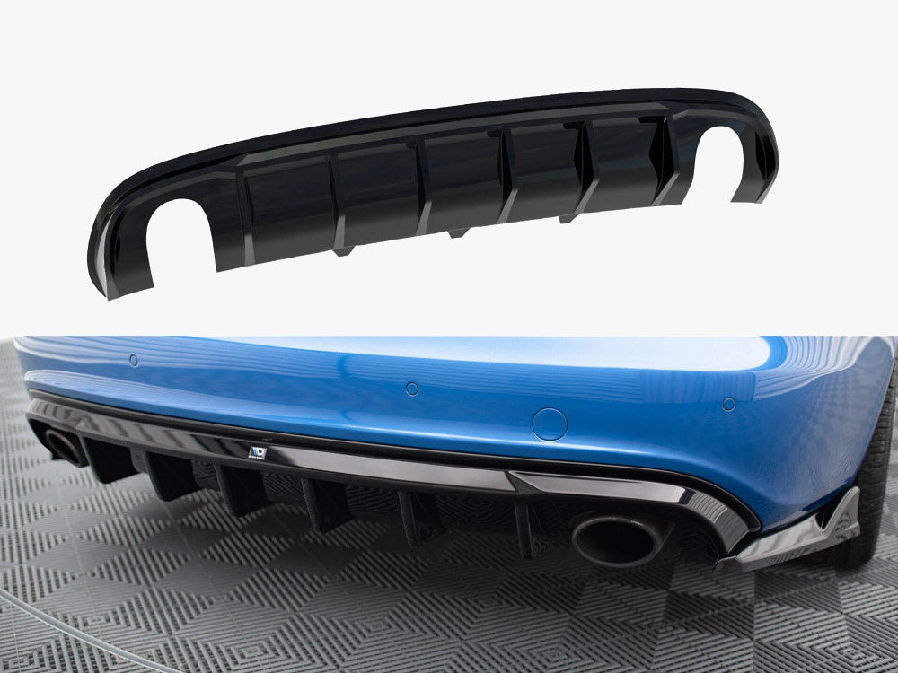 Rear Valance - Audi A4 S Line Sedan / Avant B8 (Version with single exhaust tips on both sides)