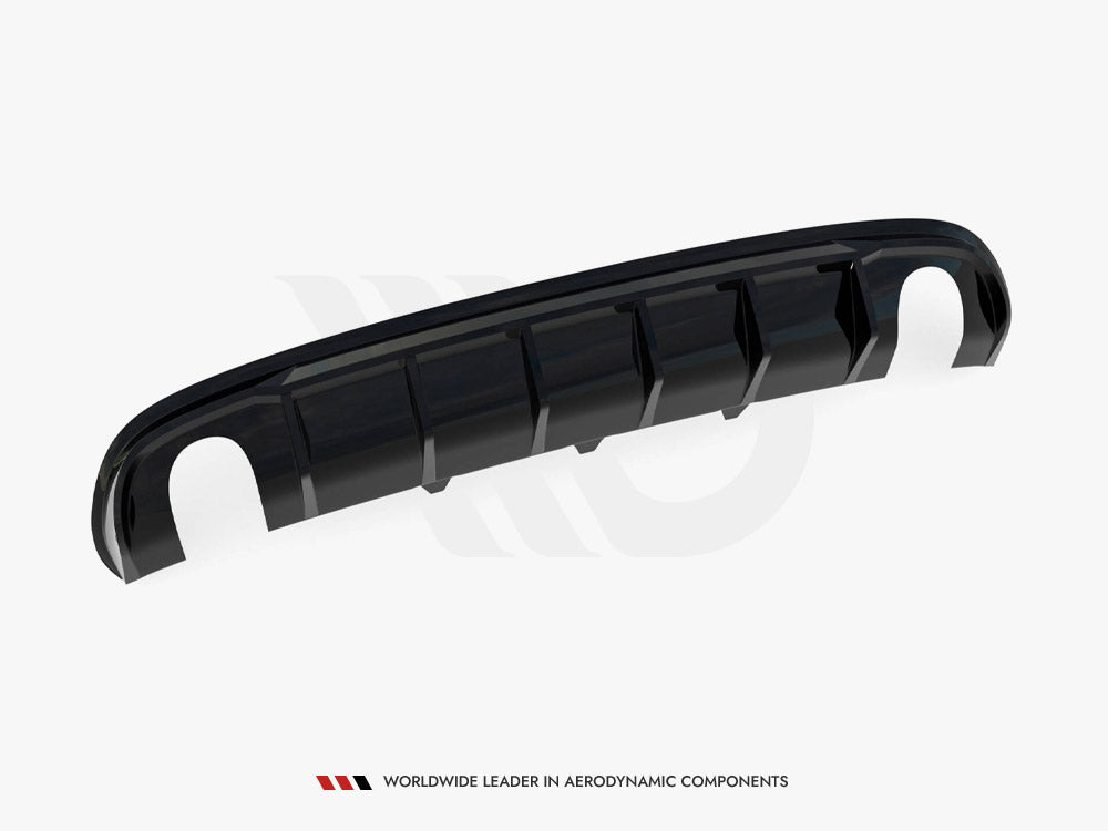 Rear Valance - Audi A4 S Line Sedan / Avant B8 (Version with single exhaust tips on both sides)