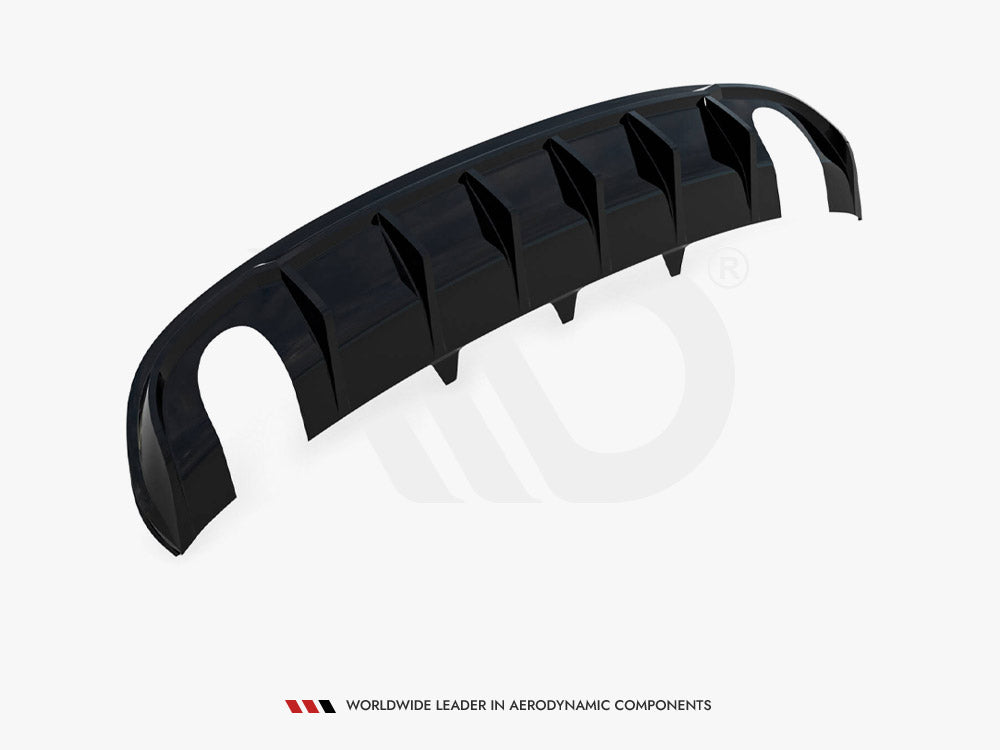 Rear Valance - Audi A4 S Line Sedan / Avant B8 (Version with single exhaust tips on both sides)