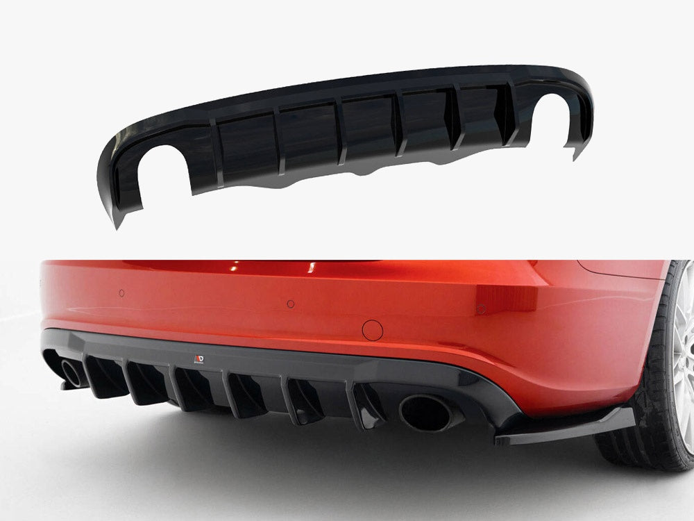 Rear Valance - Audi A5 S Line Sportback 8T (Version with single exhaust tips on both sides)
