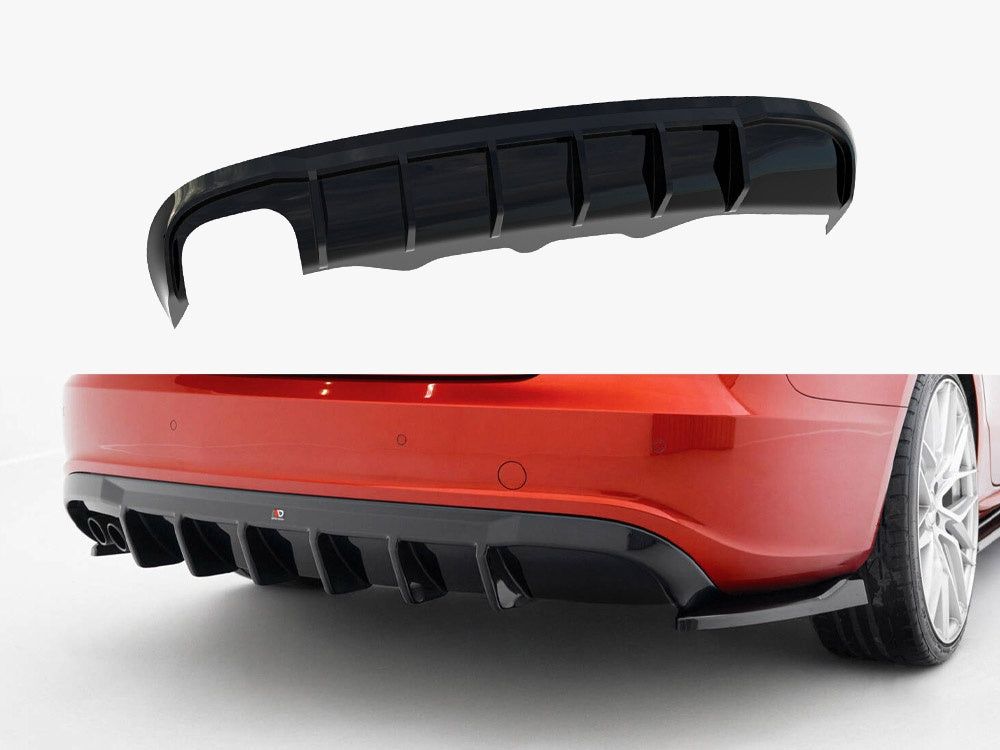 Rear Valance - Audi A5 S Line Sportback 8T (Version with dual exhaust tips on one Side)