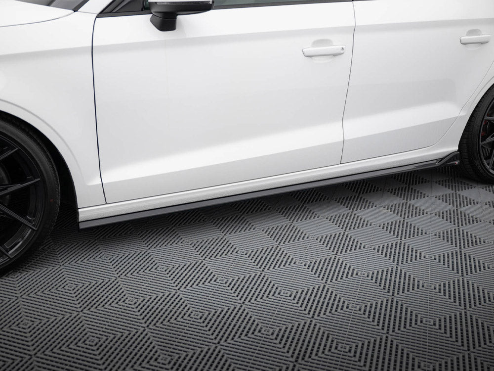 Side Skirts Diffusers - Audi A3 Sedan 8V Facelift