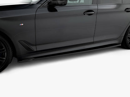 Side Skirt Diffusers V2 - BMW M5 (50i / M550d Sedan / Touring G30 / G30 Facelift)
