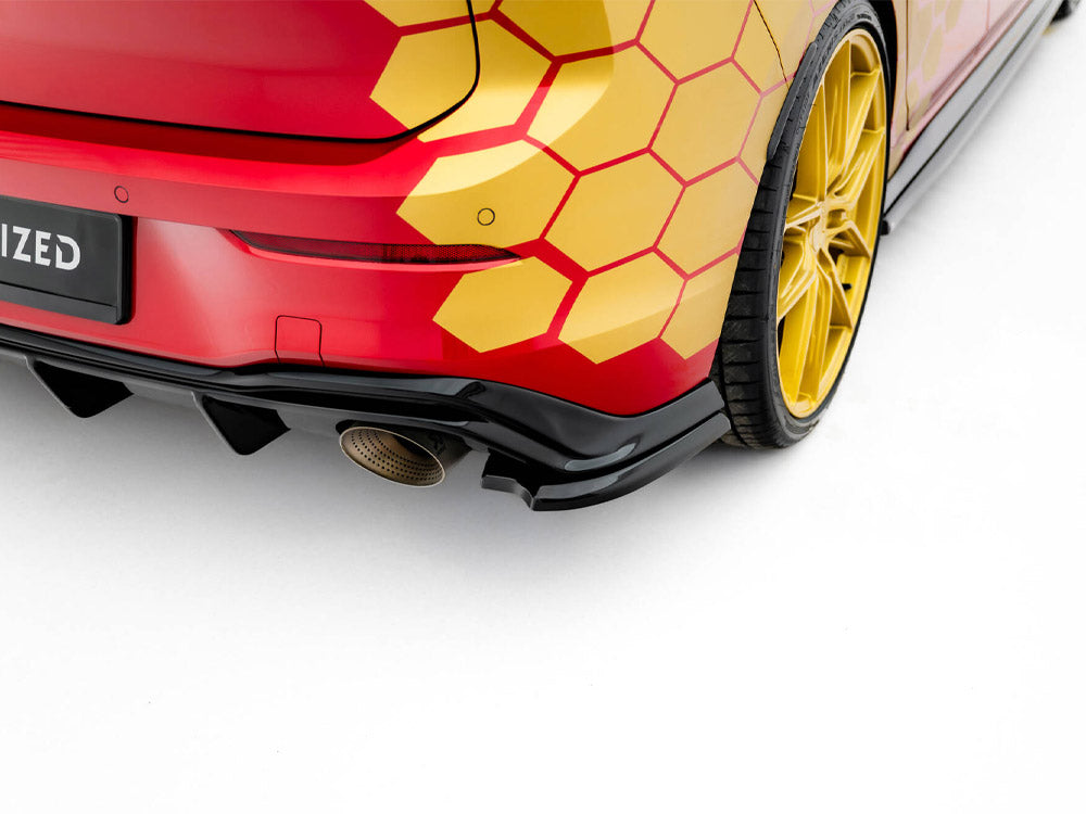 Rear Side Splitters V.4 - Volkswagen Golf GTI Clubsport Mk8 Facelift