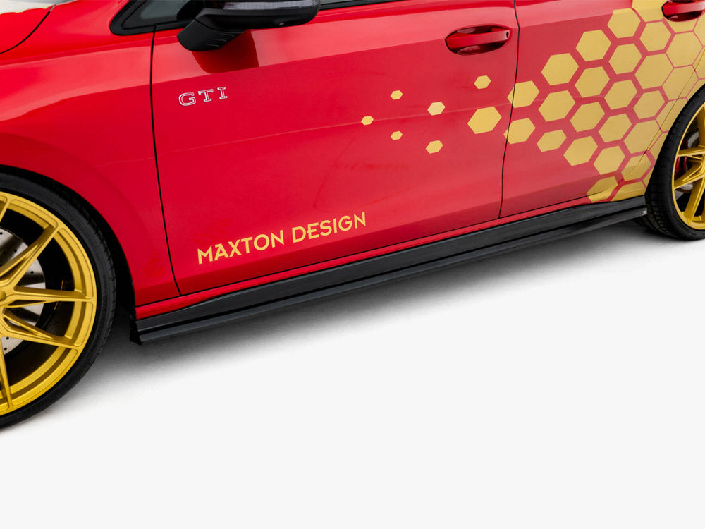 Side Skirts Diffusers V.2 - Volkswagen Golf GTI Clubsport Mk8 Facelift