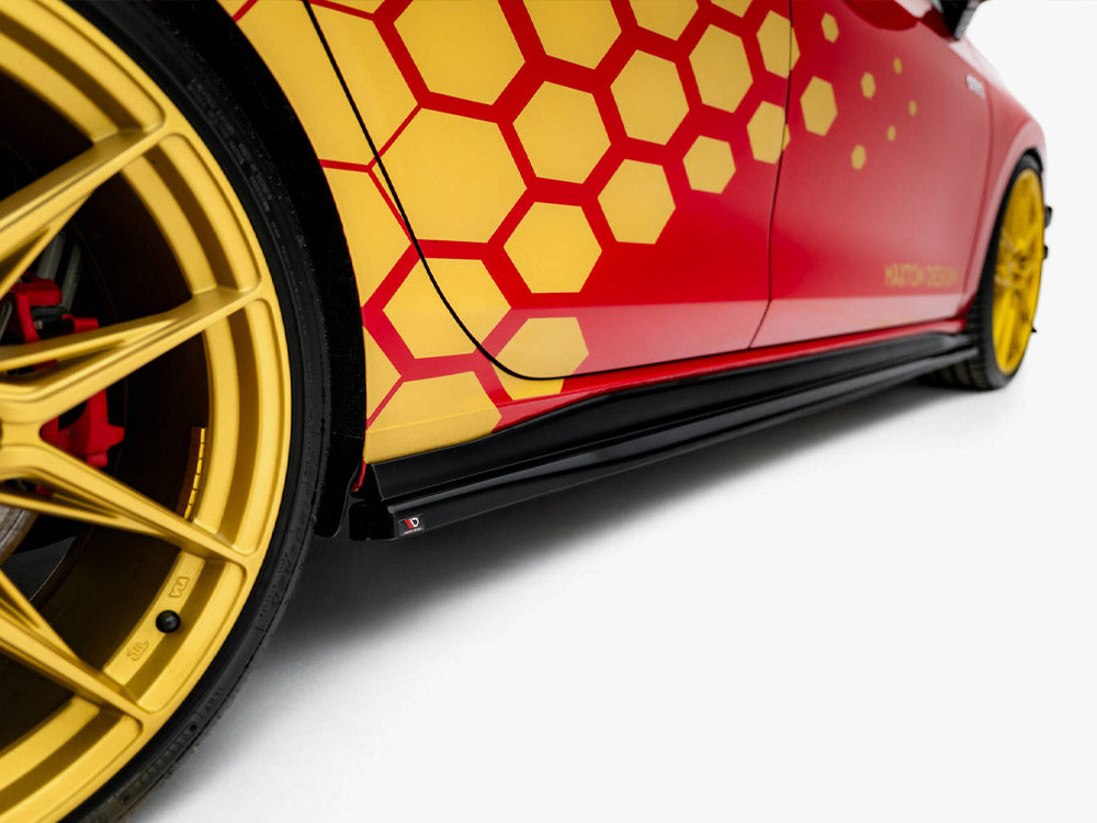 Side Skirts Diffusers V.2 - Volkswagen Golf GTI Clubsport Mk8 Facelift