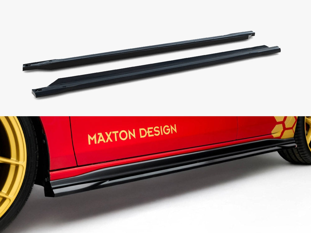 Side Skirts Diffusers V.1 - Volkswagen Golf GTI Clubsport Mk8 Facelift