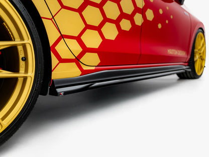 Side Skirts Diffusers V.1 - Volkswagen Golf GTI Clubsport Mk8 Facelift