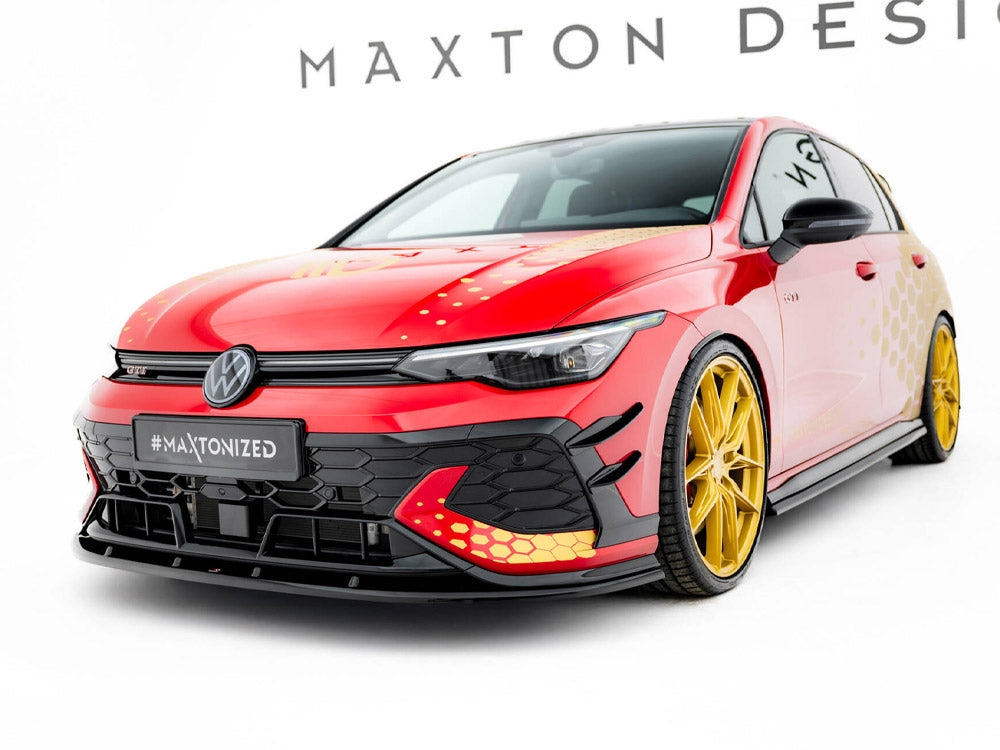Front Splitter V.2 - Volkswagen Golf GTI Clubsport Mk8 Facelift