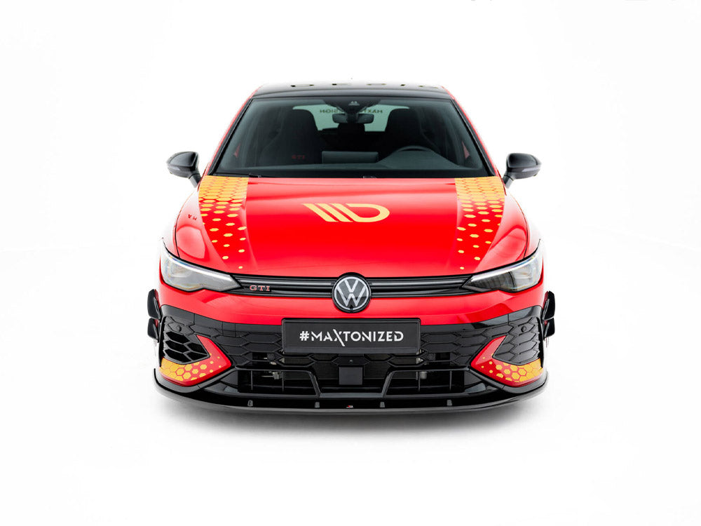 Front Splitter V.2 - Volkswagen Golf GTI Clubsport Mk8 Facelift