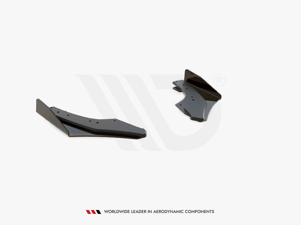 Street PRO Rear Side Splitters + Flaps - Volkswagen Golf GTI Clubsport Mk8 Facelift