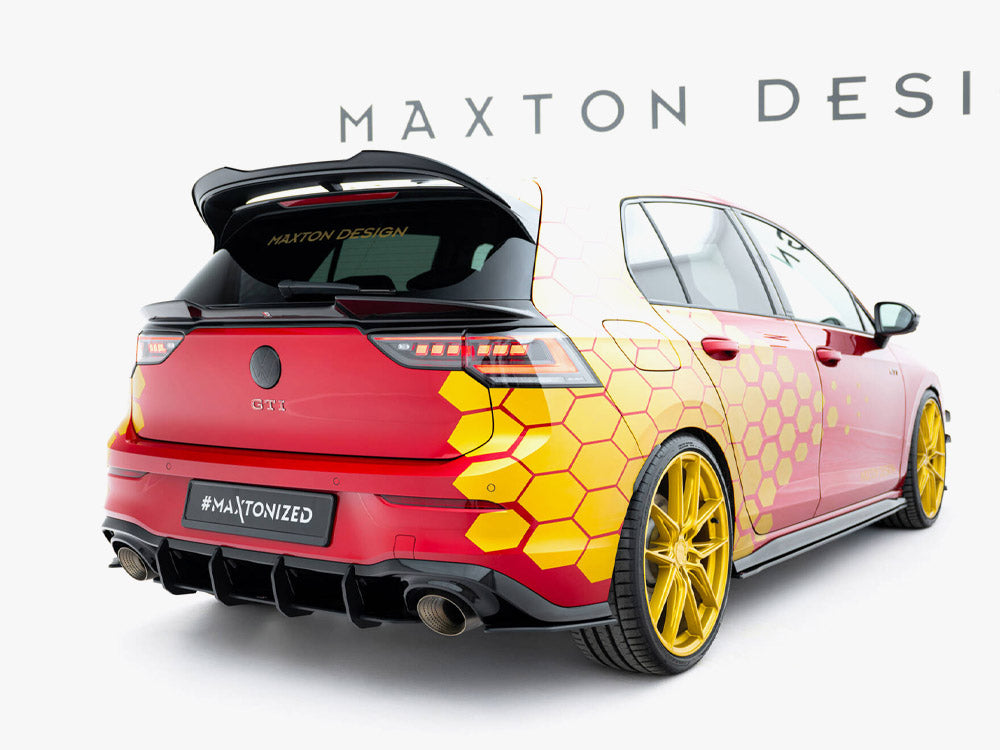 Street PRO Rear Side Splitters - Volkswagen Golf GTI Clubsport Mk8 Facelift