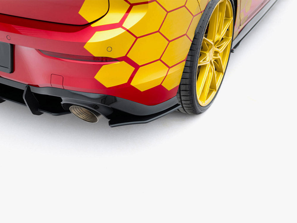 Street PRO Rear Side Splitters - Volkswagen Golf GTI Clubsport Mk8 Facelift