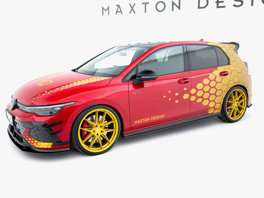 Street Pro Side Skirts Diffusers - Volkswagen Golf GTI Clubsport Mk8 Facelift