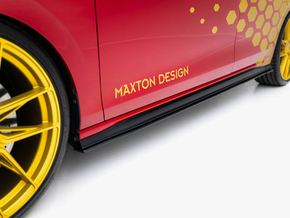 Street Pro Side Skirts Diffusers - Volkswagen Golf GTI Clubsport Mk8 Facelift