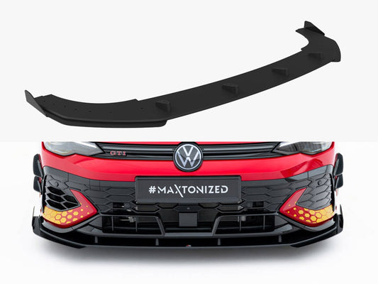 Street PRO Front Splitter + Flaps - Volkswagen Golf GTI Clubsport Mk8 Facelift