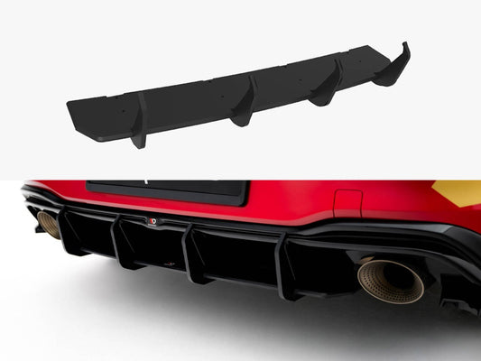 Street PRO Rear Diffuser V.1 - Volkswagen Golf GTI Clubsport Mk8 Facelift