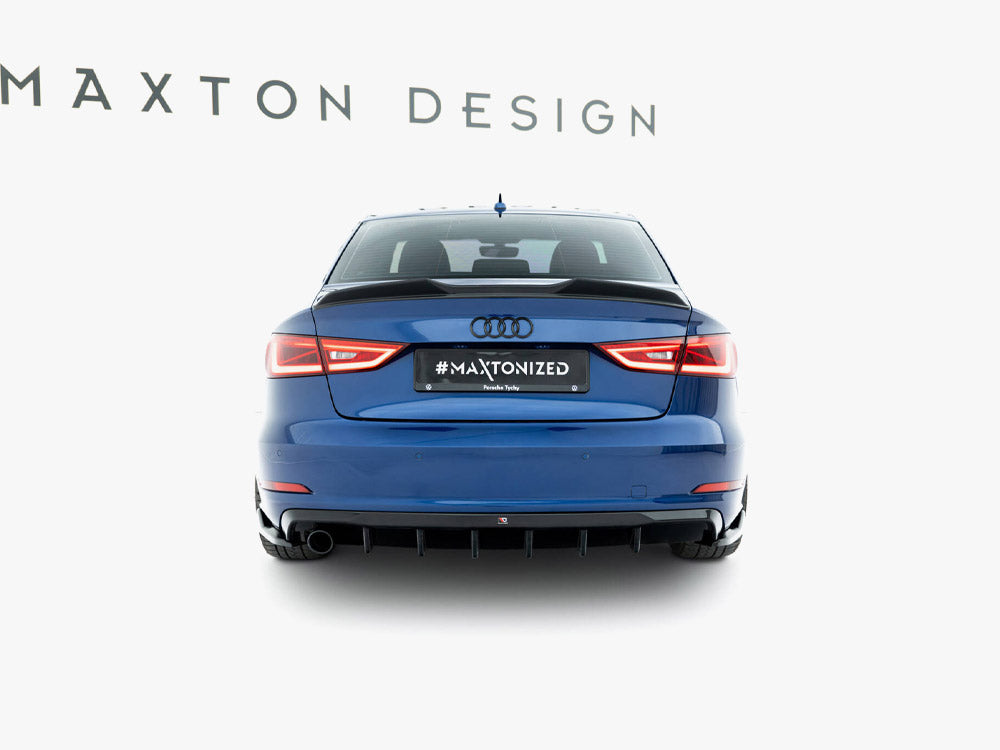 Rear Valance - Audi A3 Sedan 8V (Version with single exhaust tips on one Side)