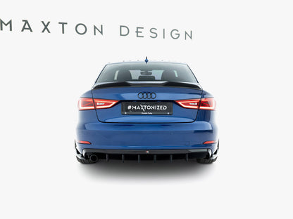 Rear Valance - Audi A3 Sedan 8V (Version with single exhaust tips on one Side)