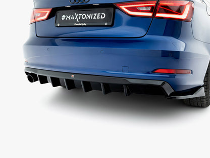 Rear Valance - Audi A3 Sedan 8V (Version with single exhaust tips on one Side)