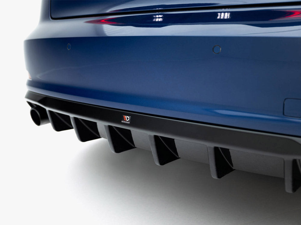 Rear Valance - Audi A3 Sedan 8V (Version with single exhaust tips on both sides)