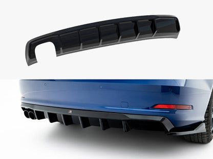 Rear Valance - Audi A3 Sedan 8V (Version with dual exhaust tips on one Side)