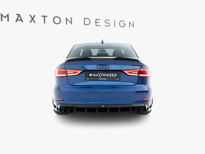 Rear Valance - Audi A3 Sedan 8V (Version with dual exhaust tips on one Side)