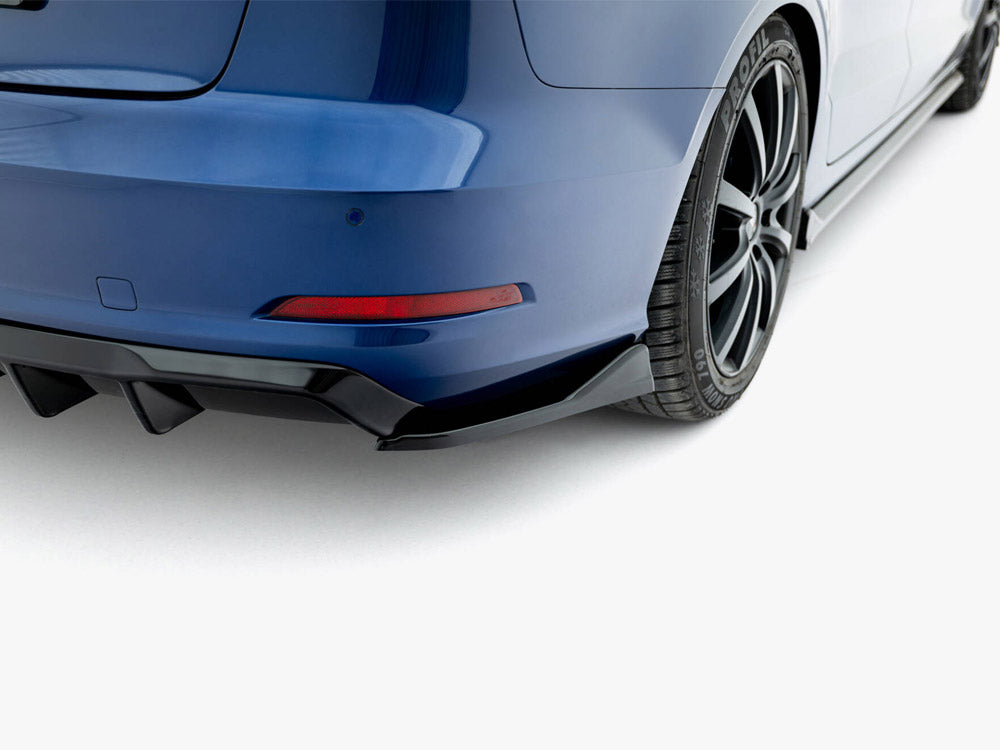 Rear Side Splitters - Audi A3 Sedan 8V