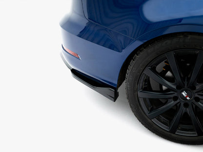 Rear Side Splitters - Audi A3 Sedan 8V
