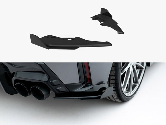 Street PRO Rear Side Splitters V2 + Flaps - BMW M1 (35i F70)