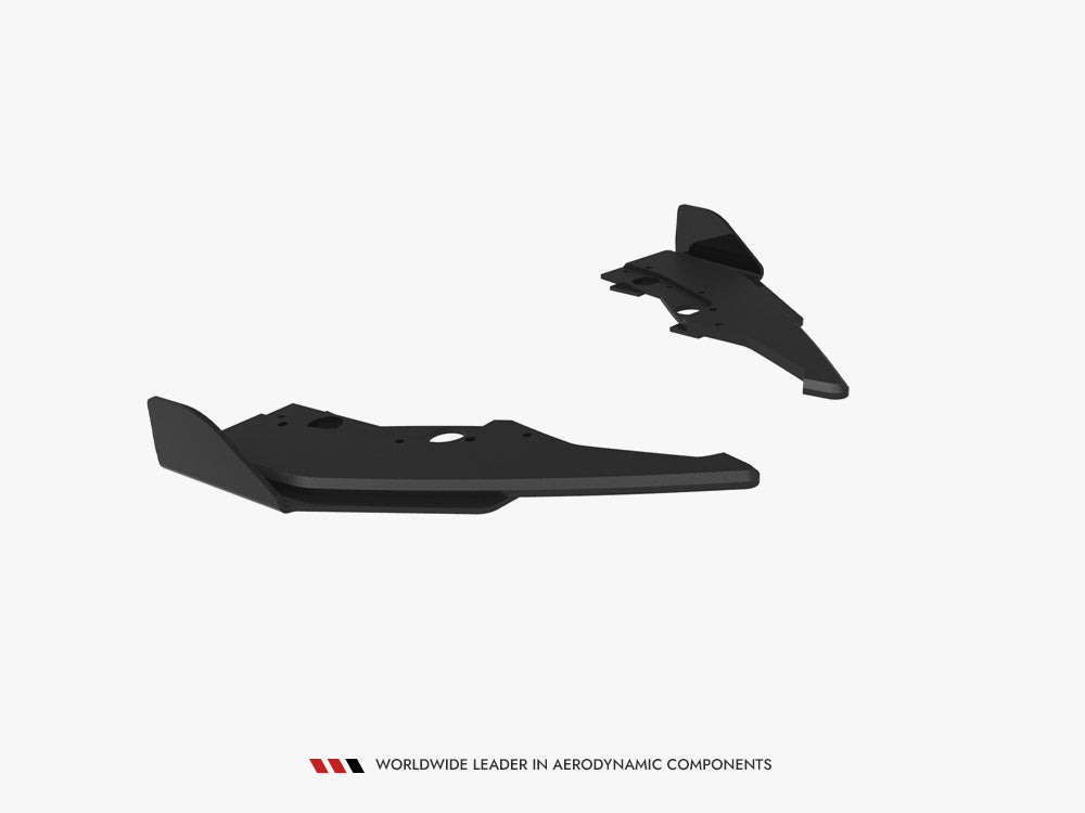 Street PRO Rear Side Splitters V2 + Flaps - BMW M1 (35i F70)