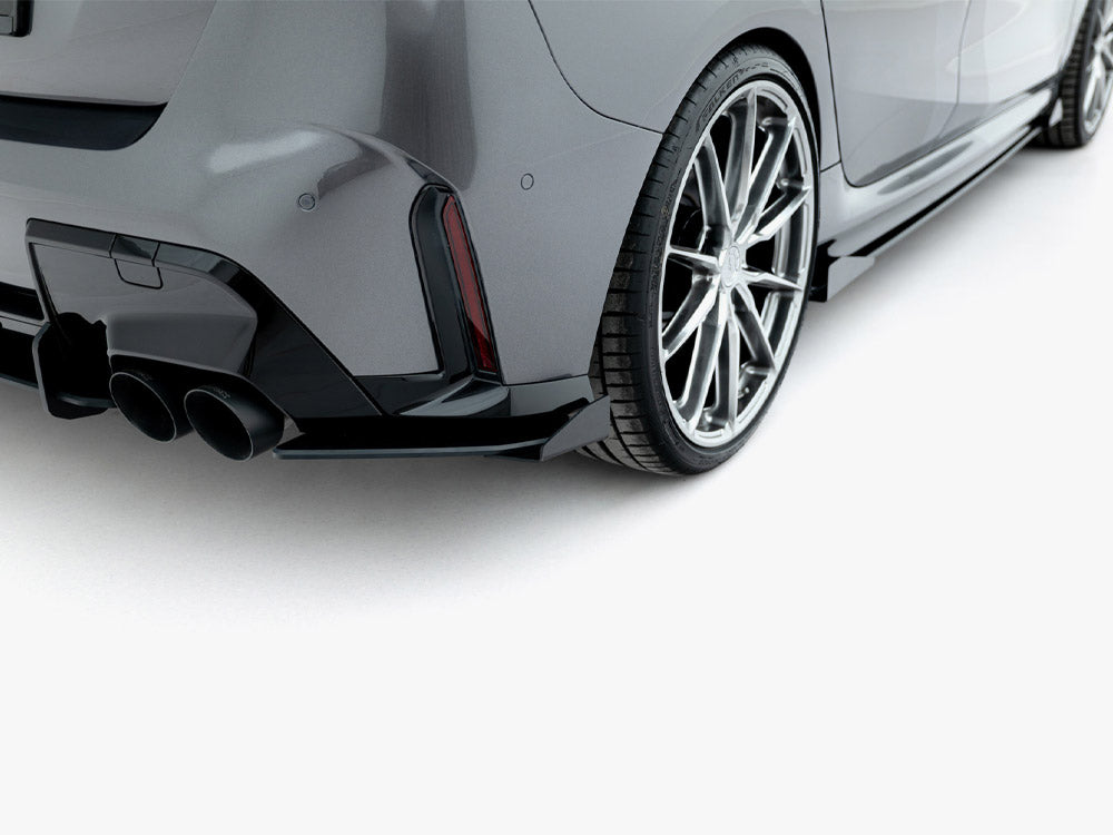 Street PRO Rear Side Splitters V1 + Flaps - BMW M1 (35i F70)