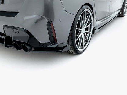 Street PRO Rear Side Splitters V1 + Flaps - BMW M1 (35i F70)