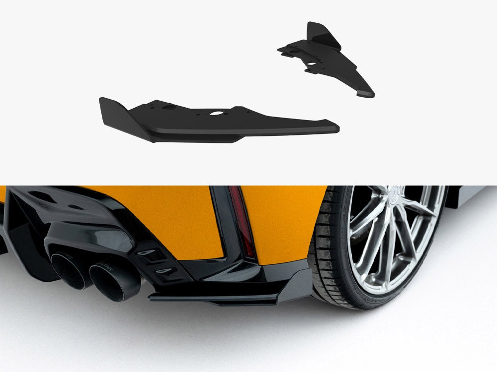 Street PRO Rear Side Splitters V2 + Flaps - BMW 1 Series (M-Pack F70)