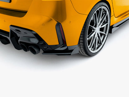 Street PRO Rear Side Splitters V2 + Flaps - BMW 1 Series (M-Pack F70)