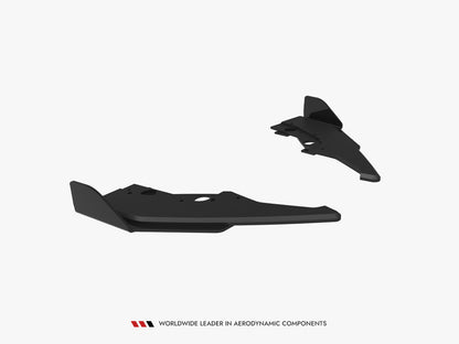 Street PRO Rear Side Splitters V2 + Flaps - BMW 1 Series (M-Pack F70)
