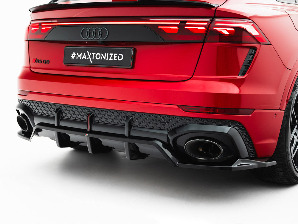 Rear Splitter (Vertical Bars) - Audi RSQ8 Mk1 Facelift