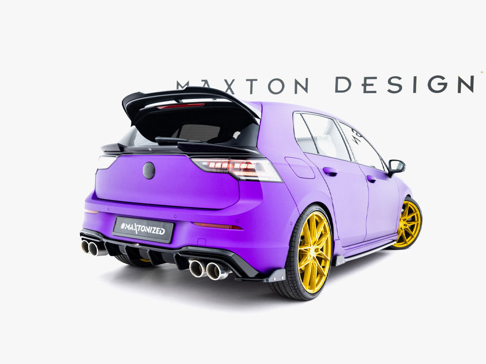 Rear Side Splitters V.6 + Flaps - Volkswagen Golf R Hatchback Mk8 Facelift