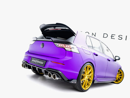 Rear Side Splitters V.6 + Flaps - Volkswagen Golf R Hatchback Mk8 Facelift