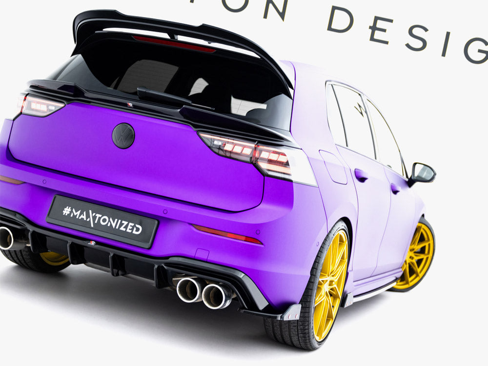 Rear Side Splitters V.6 + Flaps - Volkswagen Golf R Hatchback Mk8 Facelift