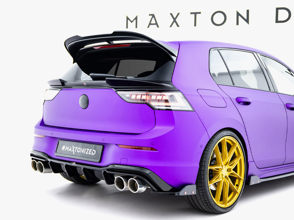 Rear Side Splitters V.6 + Flaps - Volkswagen Golf R Hatchback Mk8 Facelift