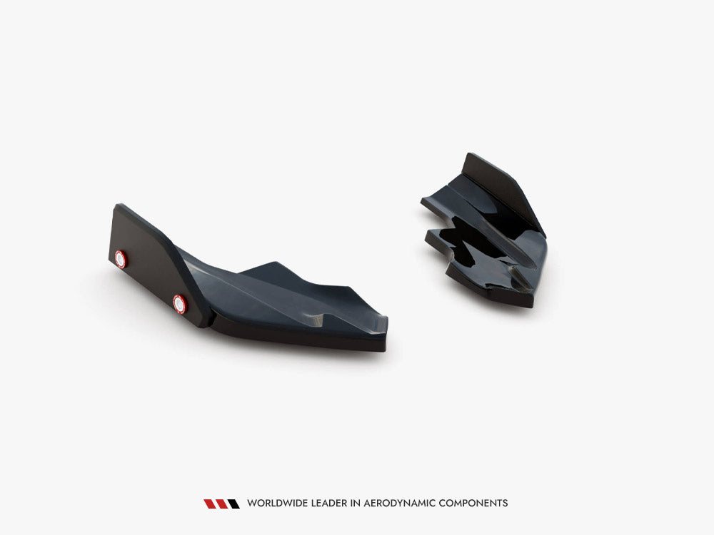 Rear Side Splitters V.6 + Flaps - Volkswagen Golf R Hatchback Mk8 Facelift