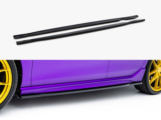 Side Skirts Diffusers V.1 - Volkswagen Golf R Mk8 Facelift